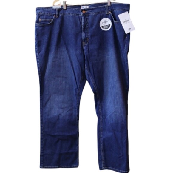 Dickies Plus Size Womens Jean's 24W Reg Rugged Work Jean's NWT Bootcut 24 LIGHT - Picture 1 of 11